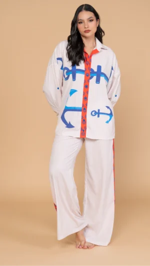 Set  Marinera Pantalón y Camisa